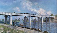 The Railroad Bridge at Argenteuil Claude Monet - Le pont de chemin der fer a Argenteuil.jpg