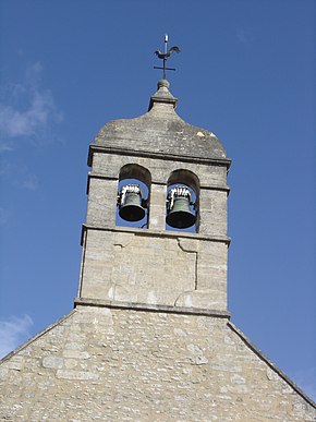 Clocher de l'église de Cresserons.JPG