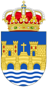 Escudo de la ciudad de Pontevedra.