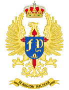 Escudo de la desaparecida IX Región Militar (Hasta 1984)