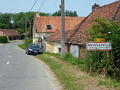 Entrée de Nouveauville.