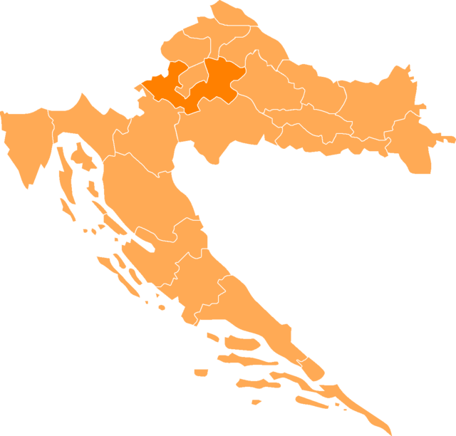 Загребачка на карте