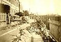 Vista del paseo luego de los daños provocados por el terremoto de Valparaíso de 1906