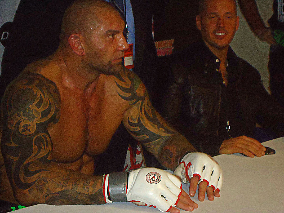 Former WWE Star Helped Dave Bautista Train For 2012 MMA Fight