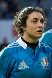 Debora Ballarini 2014 vs France cropped.jpg