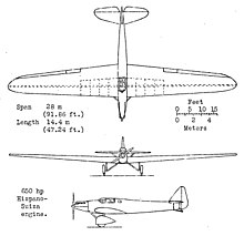 Dewoitine D.33 3-view drawing from NACA Aircraft Circular No.146 Dewoitine D.33 3-view NACA Aircraft Circular No.146.jpg