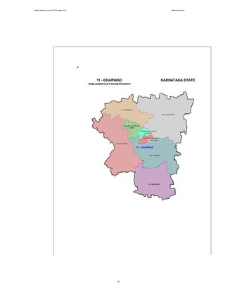 <span class="mw-page-title-main">Dharwad Lok Sabha constituency</span> Lok Sabha constituency in Karnataka