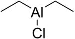 Structural formula of diethylaluminium chloride