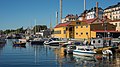 * Nomination Djurgårdsvarvet, a historic ship yard at Djurgården, Stockholm. In the background Kastellholmen and Gröna Lund. --ArildV 08:26, 10 September 2013 (UTC) * Promotion  Support QI --Rjcastillo 13:30, 10 September 2013 (UTC)