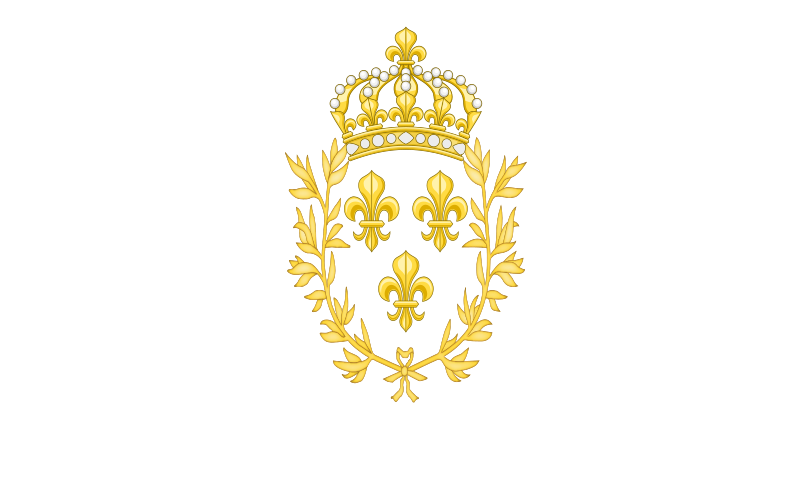 File:Drapeau blanc du Royaume de France 1814-1830 (variante2).png -  Wikimedia Commons