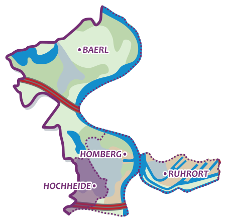 Duisburg Karte Hochheide