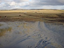 View over western North Uist