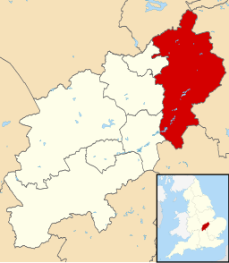 East Northamptonshire UK locator map.svg