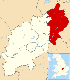 Kaart van East Northamptonshire