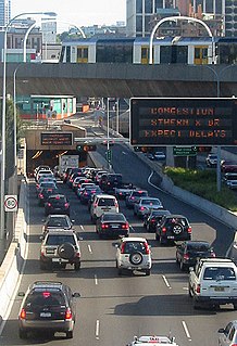 Eastern Distributor Motorway in Sydney, Australia