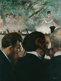 Edgar Degas - Orchestra Musicians - Google Art Project