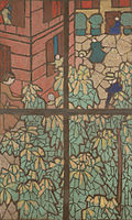 Kaštany návrh designu barevných oken pro firmu Tiffany & Co. (1894–95)