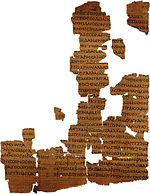 The Strasbourg Empedocles papyrus contained over 50 lines from Empedocles' work On Nature that were not published until 1999.[11]