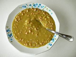 Erbsensuppe ist eine Suppe ode