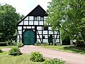 Half-timbered barn