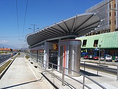 La station Alto Chama de la ligne 1 du système de desserte de l'aire métropolitaine de Mérida par trolleybus, Trolmérida.