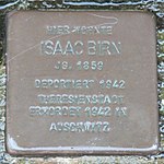 Estenfeld Stolperstein Birn, Isaac.jpg