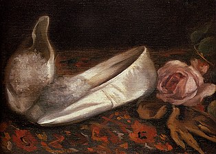 Zapatos blancos.  1879-1880.  Colección privada