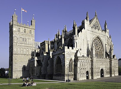 Exterior of Exeter Cathedral