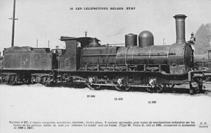 FF 10 - Les Locomotives Belges (Etat) - Machine No 927, Type 29.jpg