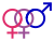 Символ бисексуальных женщин