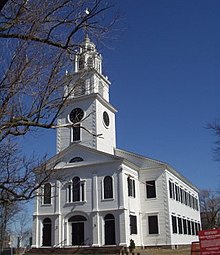 La première église congrégationaliste de Roxbury.