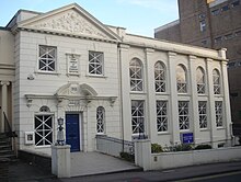 Clayton & Black converted a house into the First Church of Christ, Scientist in 1921. First Church of Christ Scientist, Hove.JPG