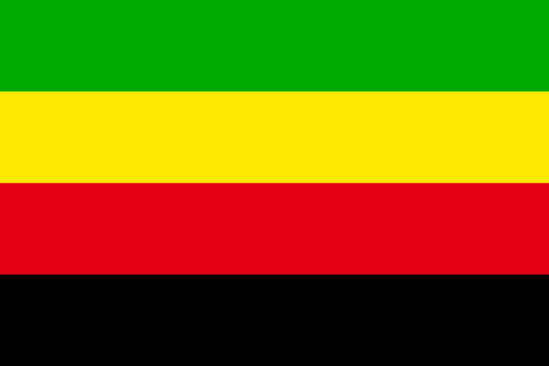 African Nation Cameroon Flag Afrikanische Nation Kamerun Flagge Antike Bronze Ohrringe