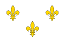 Exemple de drapeau royaliste utilisé pendant la Révolution.