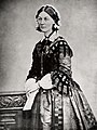 Image 41Florence Nightingale triggered the professionalization of nursing. Photograph c. 1860 (from History of medicine)