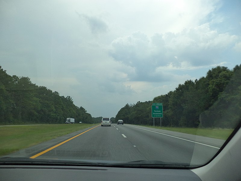 File:Florida I10wb Exit296AB 2 miles.JPG