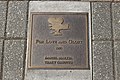 For Love and Glory (movie) plaque