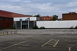 A closed store on the Myton Street retail park in Kingston upon Hull. This was last occupied by Monster Supplements, following a long period of abandonment, and before that, was occupied by The Computer Shop.