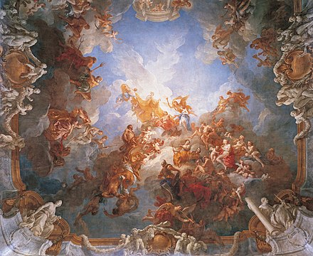 Ceiling of the Salon of Hercules by François Lemoyne (1735)