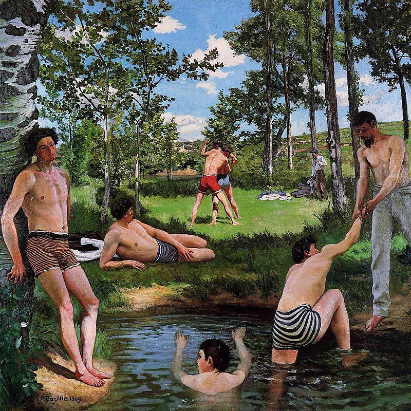 Ca s'est passé en novembre ! 800px-Frederic_Bazille_Summer_Scene_%28Bathers%29