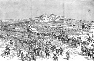 French troops occupying Fort Sidi Bil Hassan, commanding Tunis in 1881.jpg
