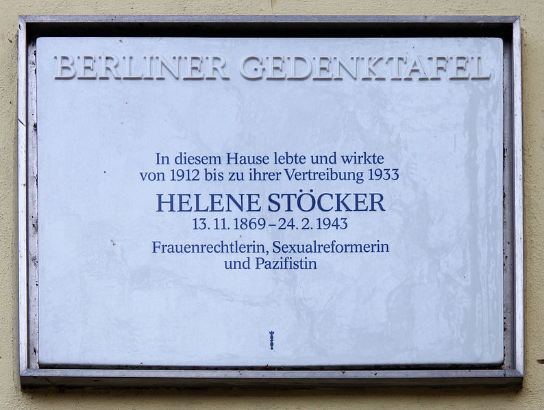 File:Gedenktafel Münchowstr1 (Zehl) Helene Stöcker.jpg