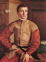 Portrét mladého muže (1544), Galerie Uffizi, Florencie