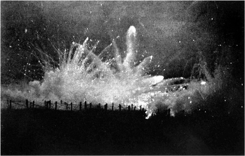 The shells from an allied creeping bombardment on German lines, 1916 - Rare  Historical Photos