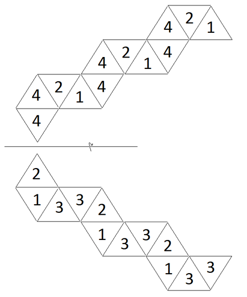 File:Gesichterorientierte Netzbschritfung eines Tetrahexaflexagons.png