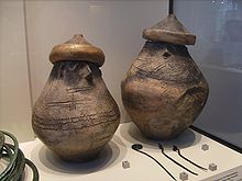 Pomeranian culture - Pomerelian faced urns Gesichtsurnen.jpg