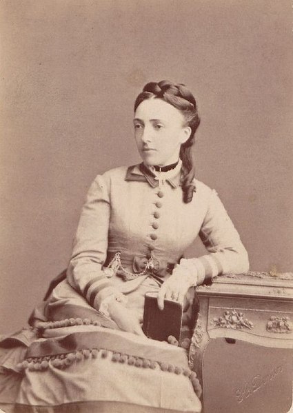 The Grand Duchess of Russia in her youth, 1860s