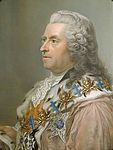 Gustavo Lundberg.  Retrato do Conde Carl Gustav Tessin (1695-1770), 1760