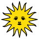 Heraldique meuble Soleil avec visage.svg