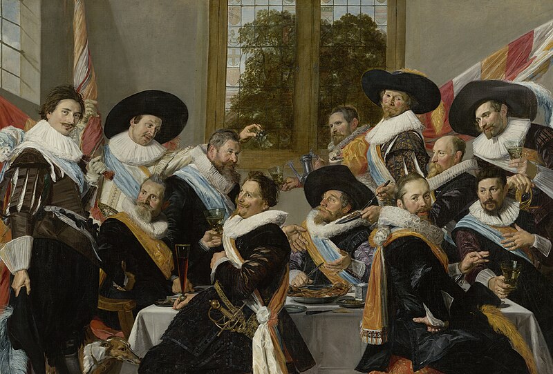 File:Hals, Frans - Banquet of the officers of the Calivermen Civic Guard, Haarlem - Os-I-111-2013-1.jpg